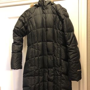 Eddie Bauer women’s long down jacket